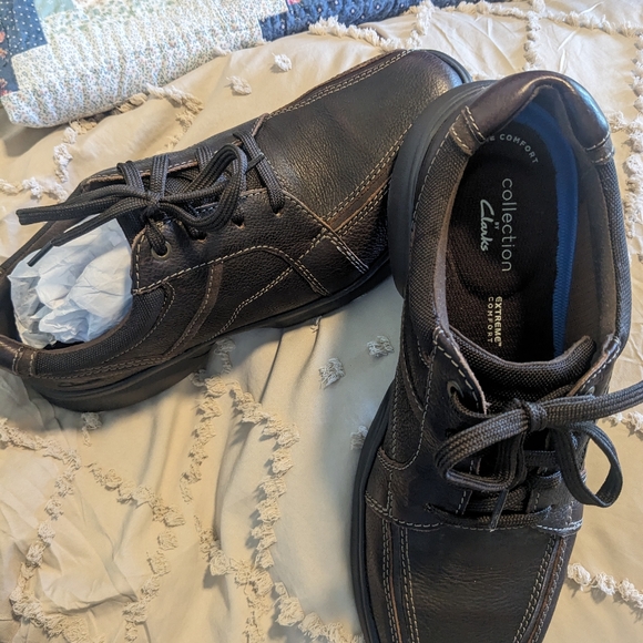 Men's Clark CK Bradley Walk Brown Leather - Picture 6 of 8